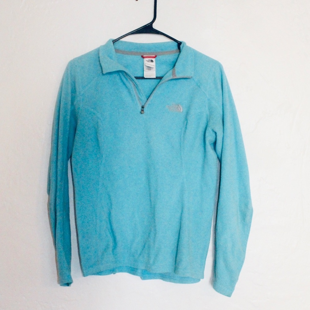 The North Face Polartec Classic blue pullover